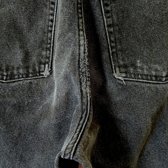 L.L. Bean 90's Vintage Original Fit Traditional High Rise Denim Jeans Black 16 - Picture 14 of 15